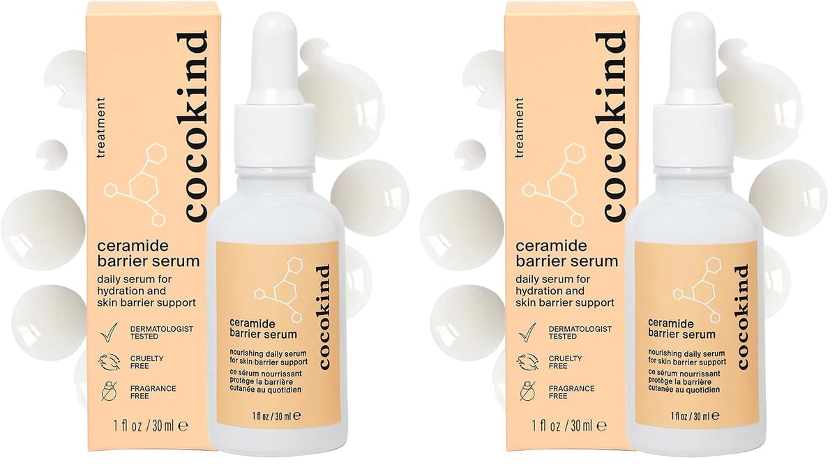 Cocokind Suero de barrera de ceramida, 1 fl oz (paquete de 2) | Sue...