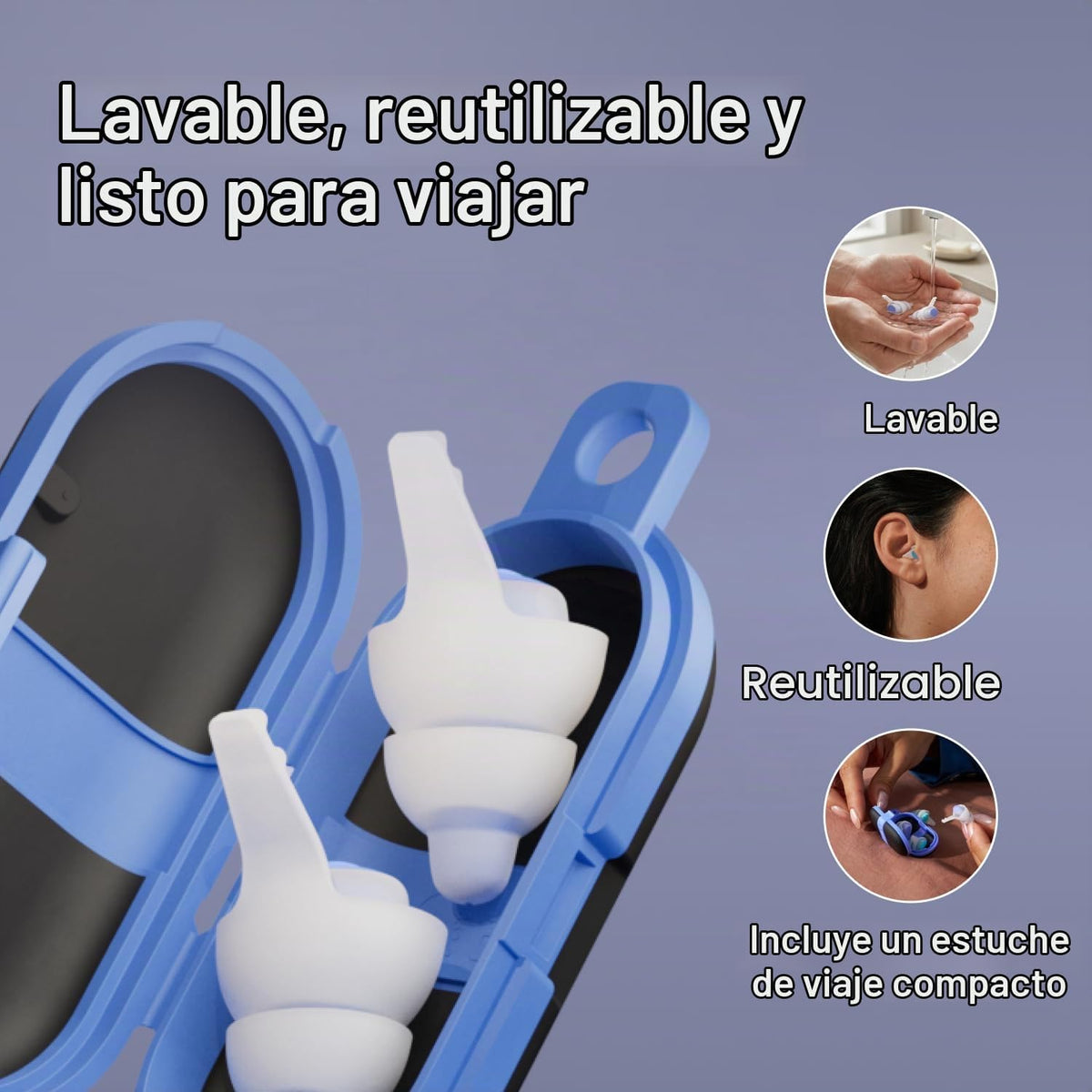 Alpine SleepDeep Mini - Tapones suaves para los oídos para dormir y...