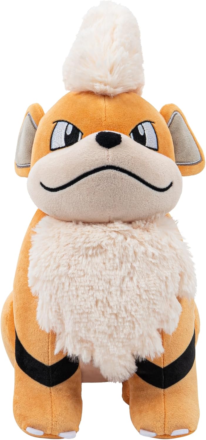 Peluche de Pokémon Growlithe - Peluche suave de 12 pulgadas con det...
