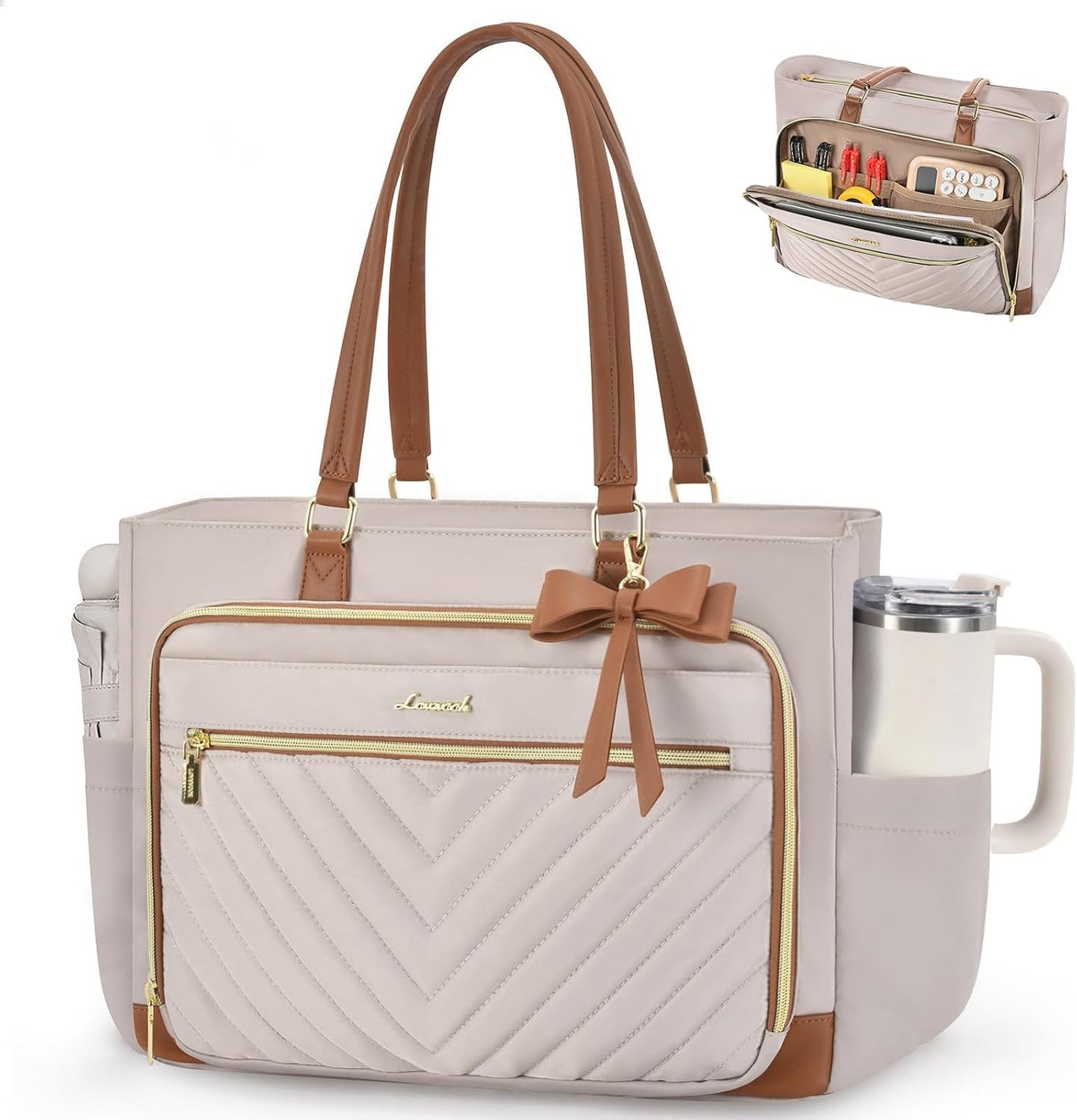 LOVEVOOK Bolsa de mano para profesores para mujer, bolsa de trabajo...