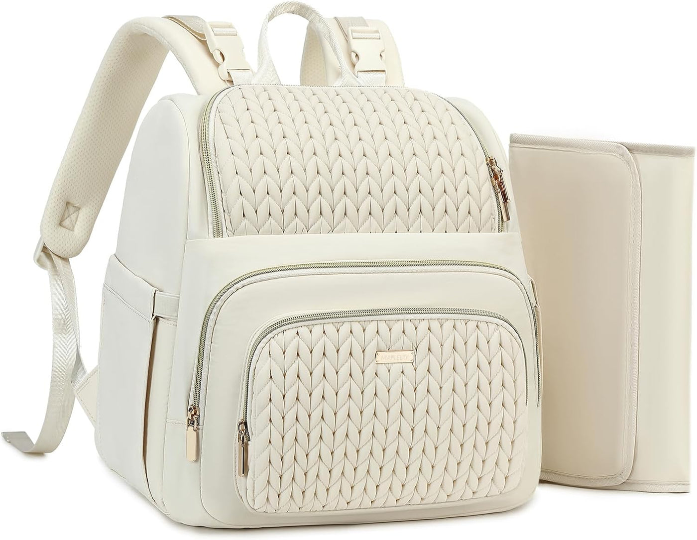 MAPLELILY Mochila Bolsa de Pañales - Ligera y Elegante, Bolsa de Ar...