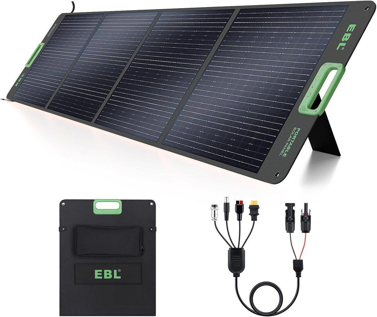 El panel solar portátil de EBL 200W para la central eléctrica, pren...