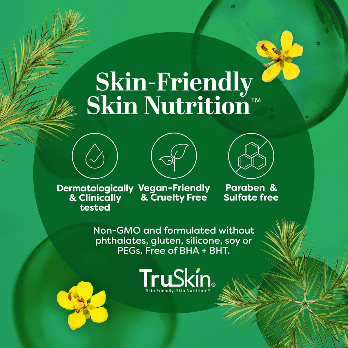 TruSkin Aceite de árbol de té para tratamiento del acné para la car...