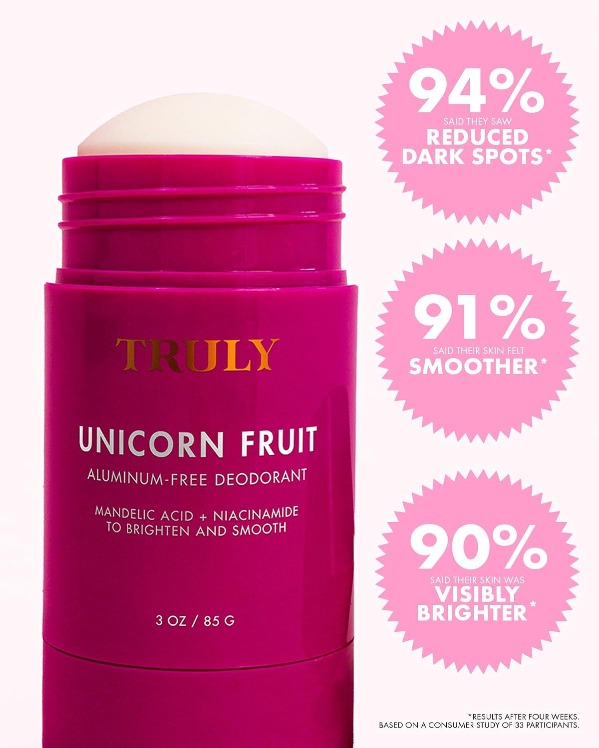 Truly Beauty Unicorn Fruit Skin Desodorante Iluminador | Sin Alumin...