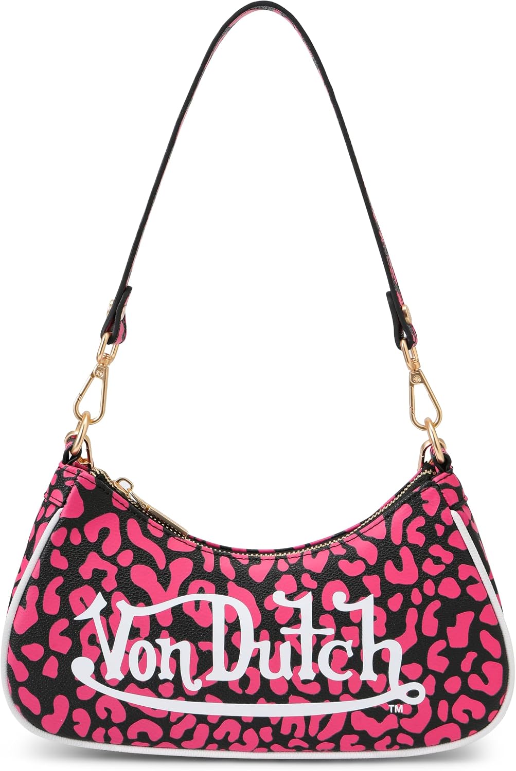 Von Dutch Bolso de hombro pequeño para mujer, cuero vegano | Bolso...