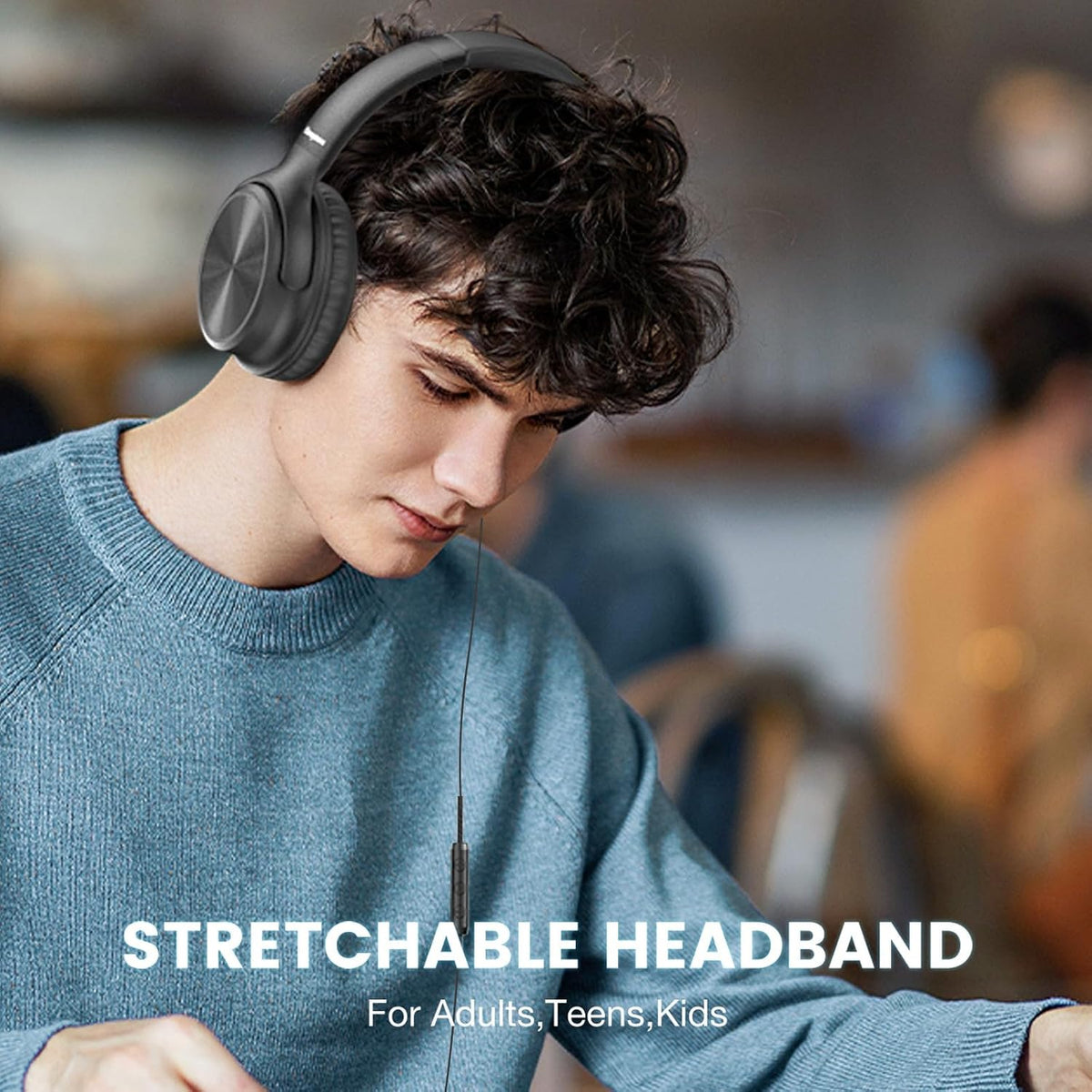 Cowyawn Auriculares USB C con cable, auriculares USB C con cable co...