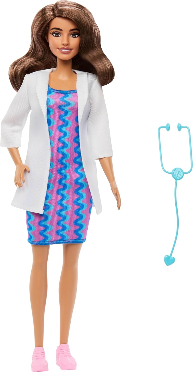 Barbie Careers Doctor Fashion Doll | Con aspecto extraíble con abri...