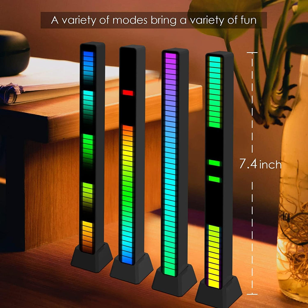 Soulpunk RGB Luz de control de sonido recargable, luces de ritmo mu...