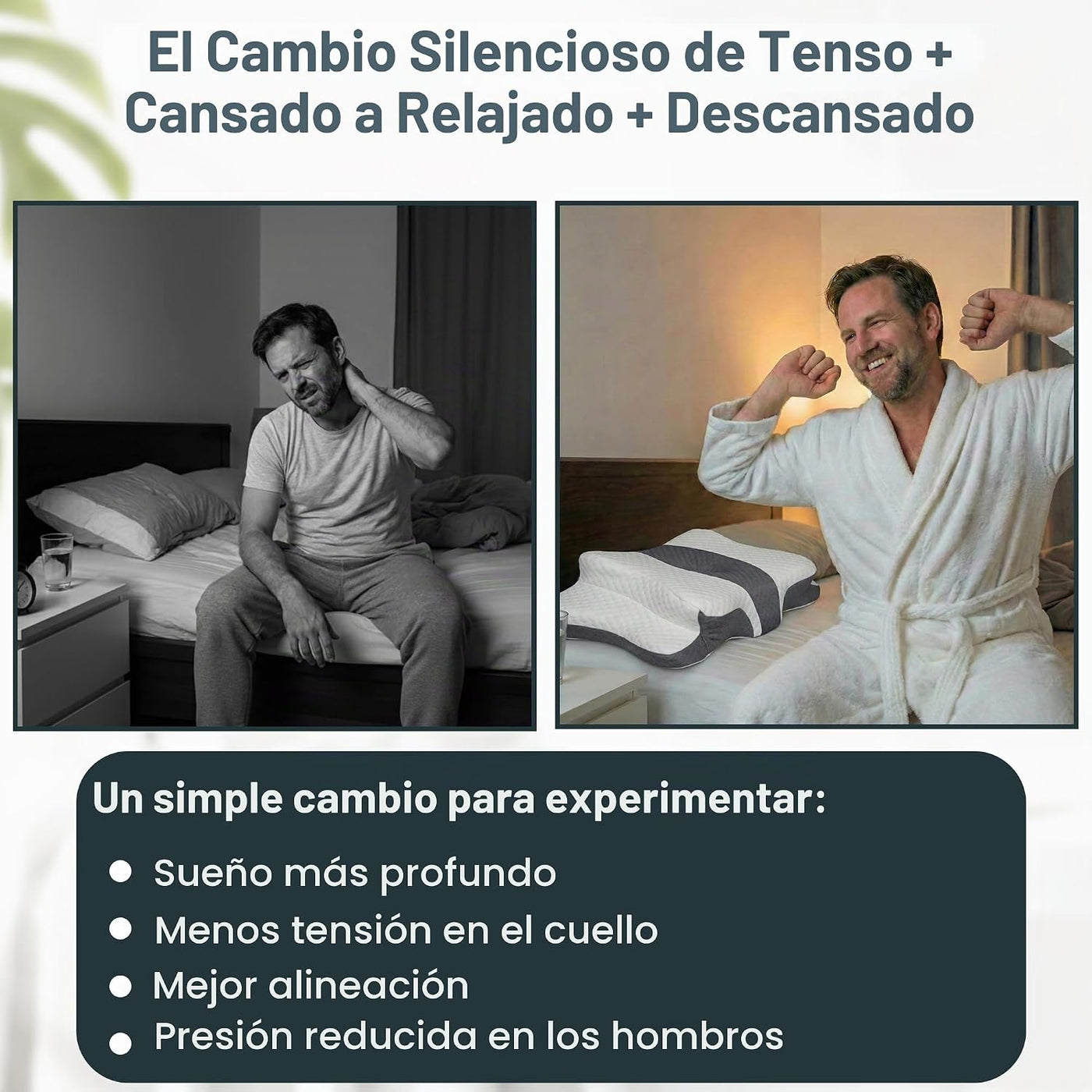 piluxx Almohada cervical ergonómica para dormir \u2013 Almohada cer...