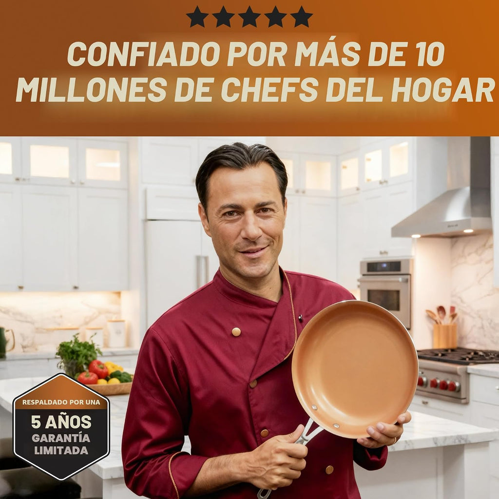 GOTHAM STEEL - Juego de 12 piezas de utensilios de cocina de cerámi...