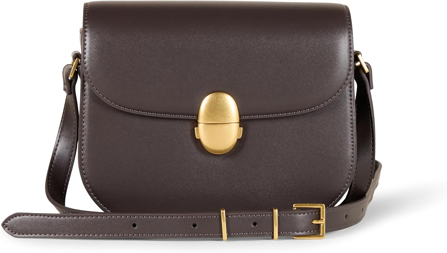 Amazon Essentials Bolso cruzado con solapa para mujer