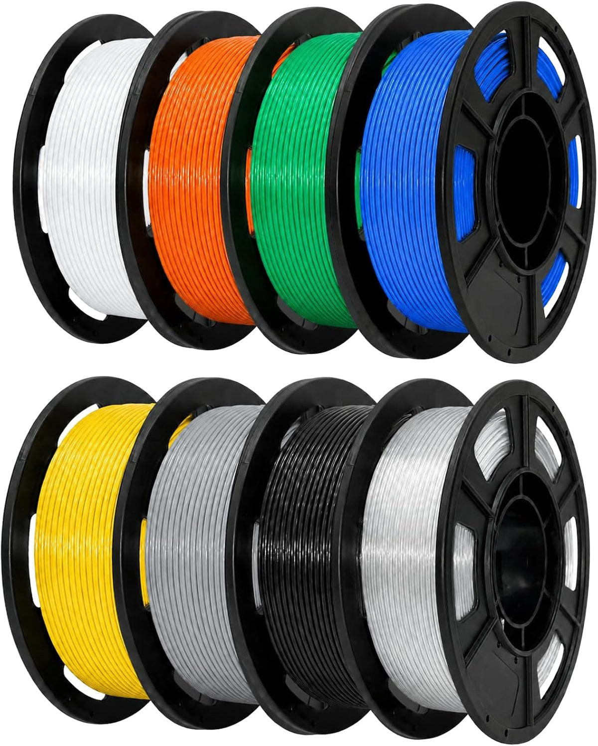 Colourbing Paquete de 8 filamentos para impresora 3D PLA+ de 8 colo...