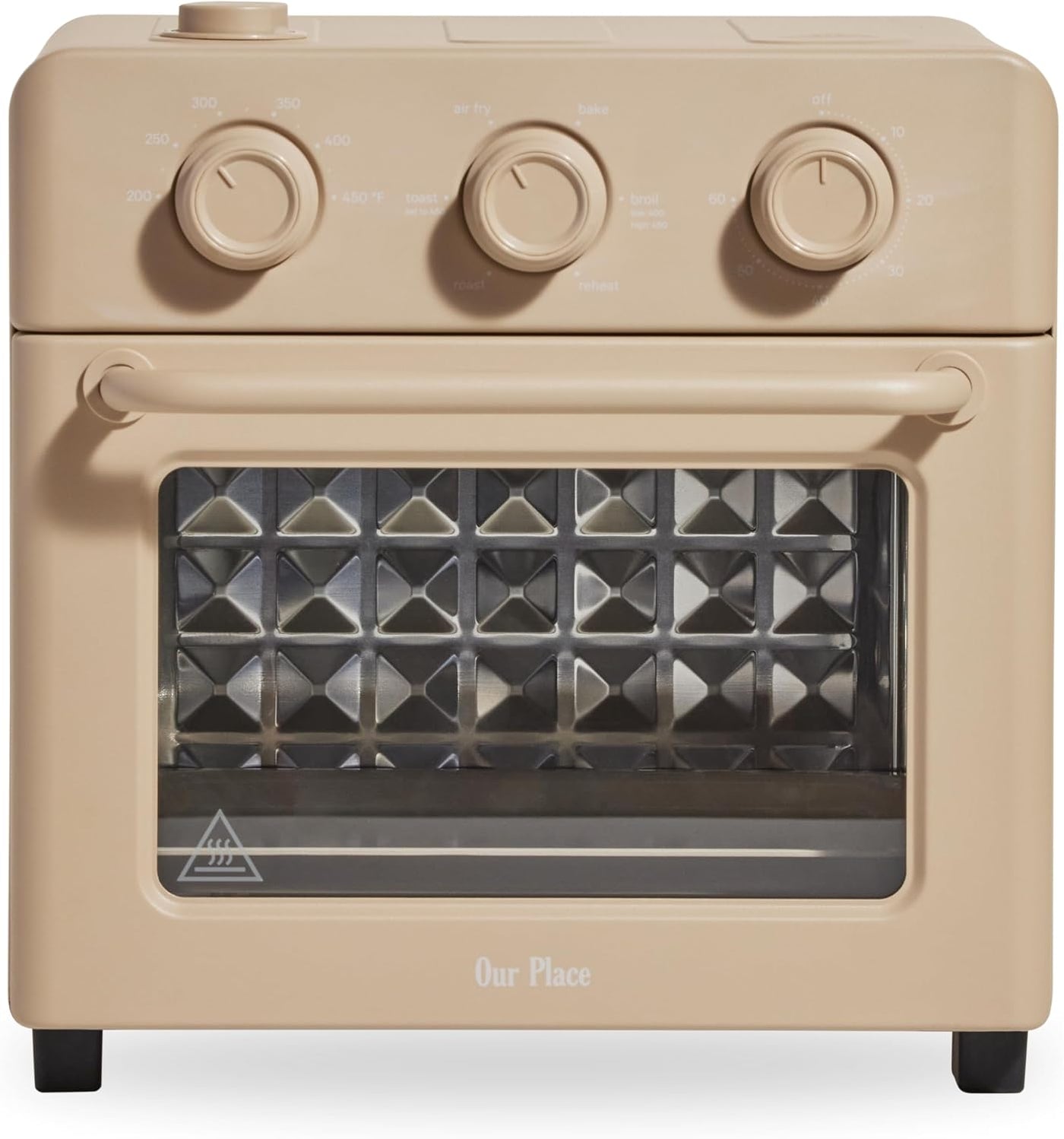 freidora de aire 6 en 1 y horno tostador, 2 estantes, 12.3 Litros