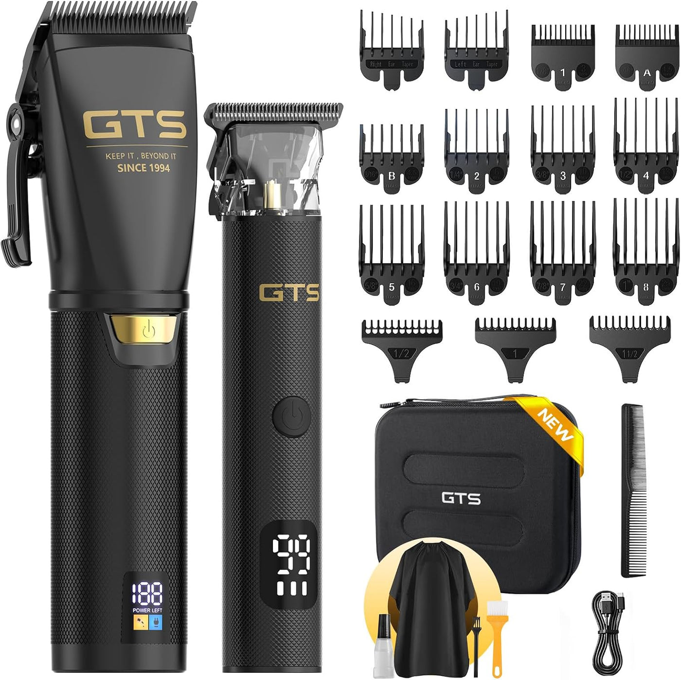 GTSPRO - Cortadora de pelo profesional para hombres, cortadora inal...