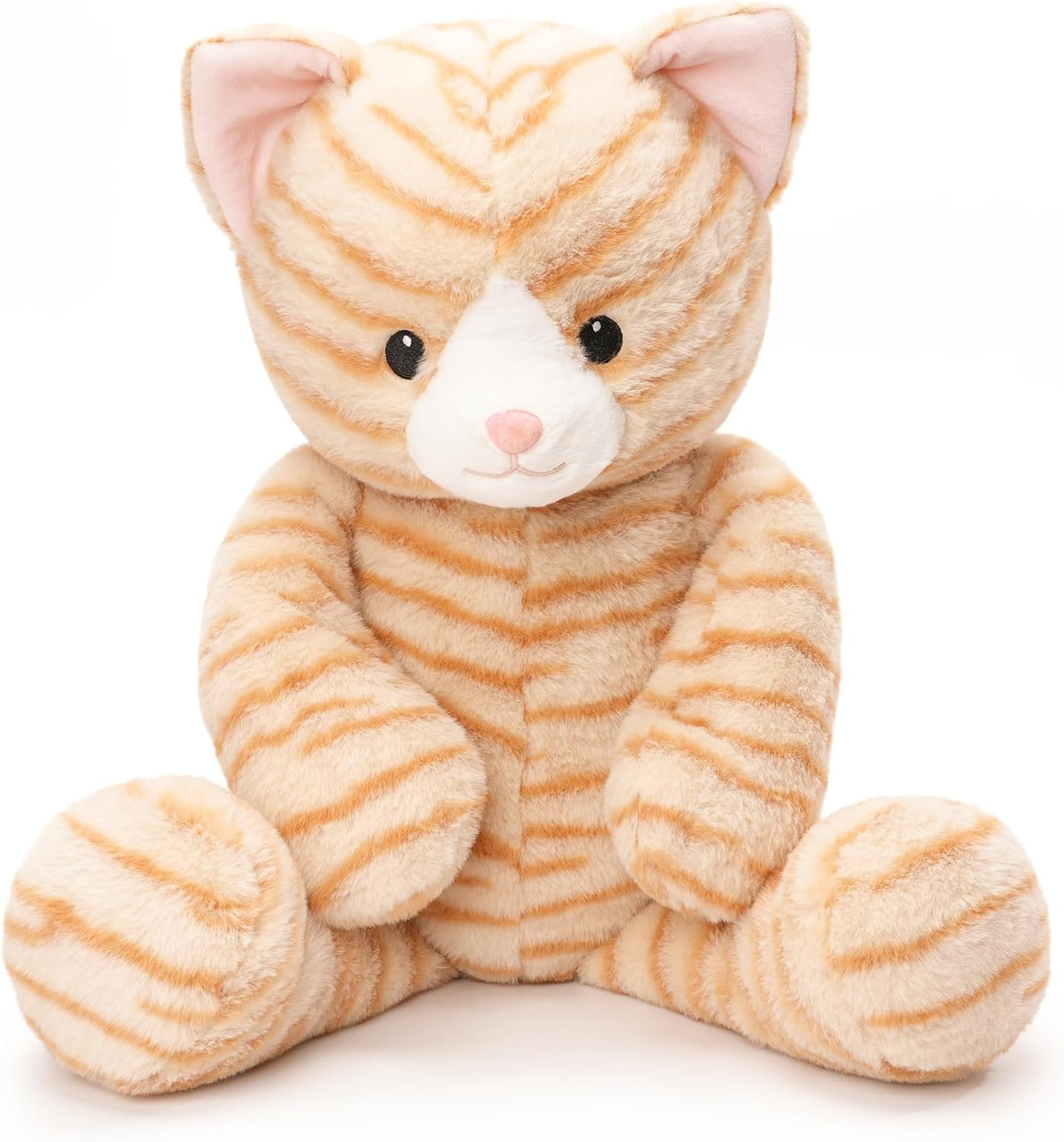 WEIGEDU Peluche de gato de peluche aderezable, 24.8 pulgadas | Se a...