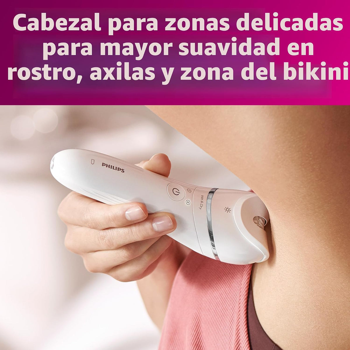 Philips Depiladora Serie 8000, Húmedo y Seco, 3 en 1 con Accesorios...