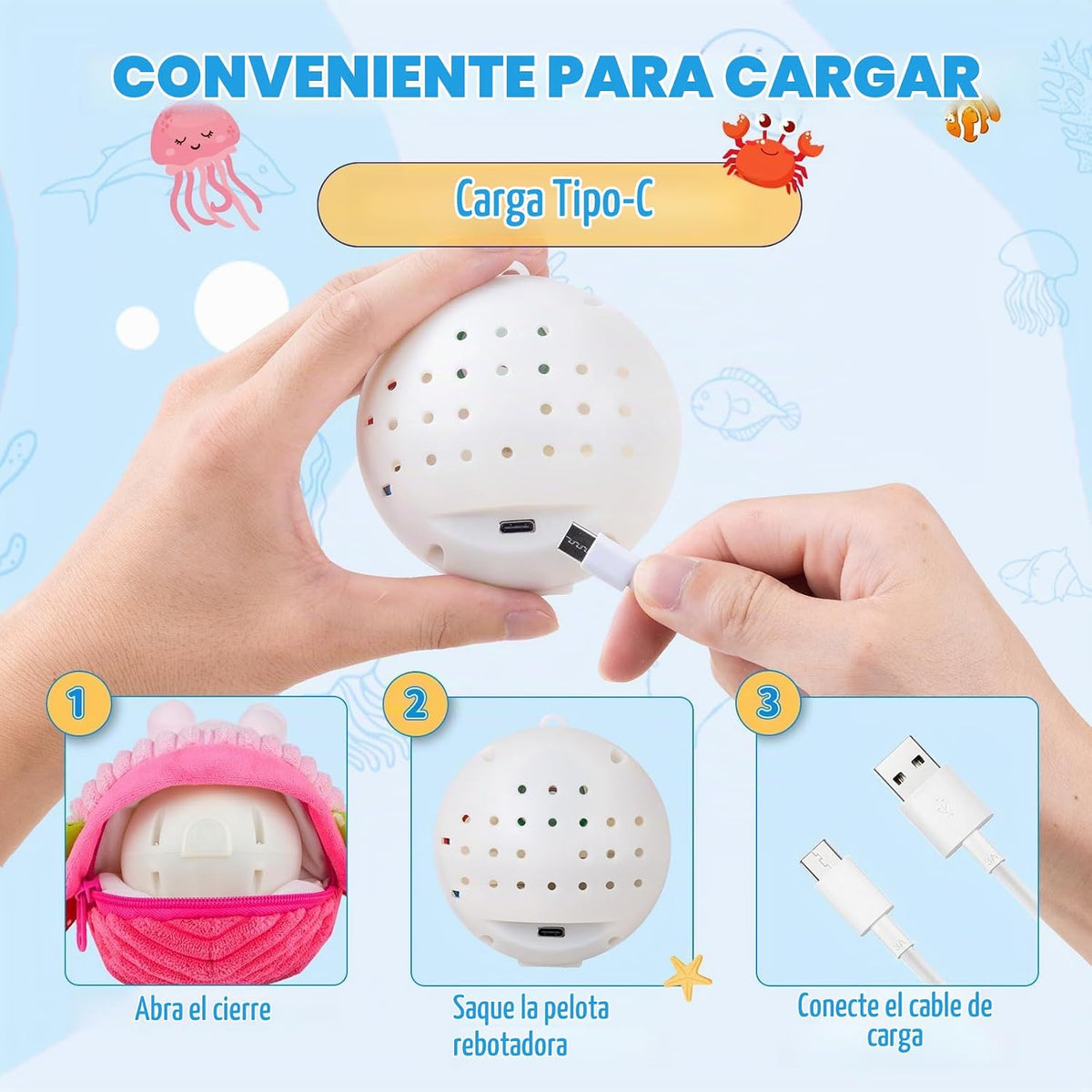 Juguetes para bebés para niñas de 1 año, juguete interactivo para b...