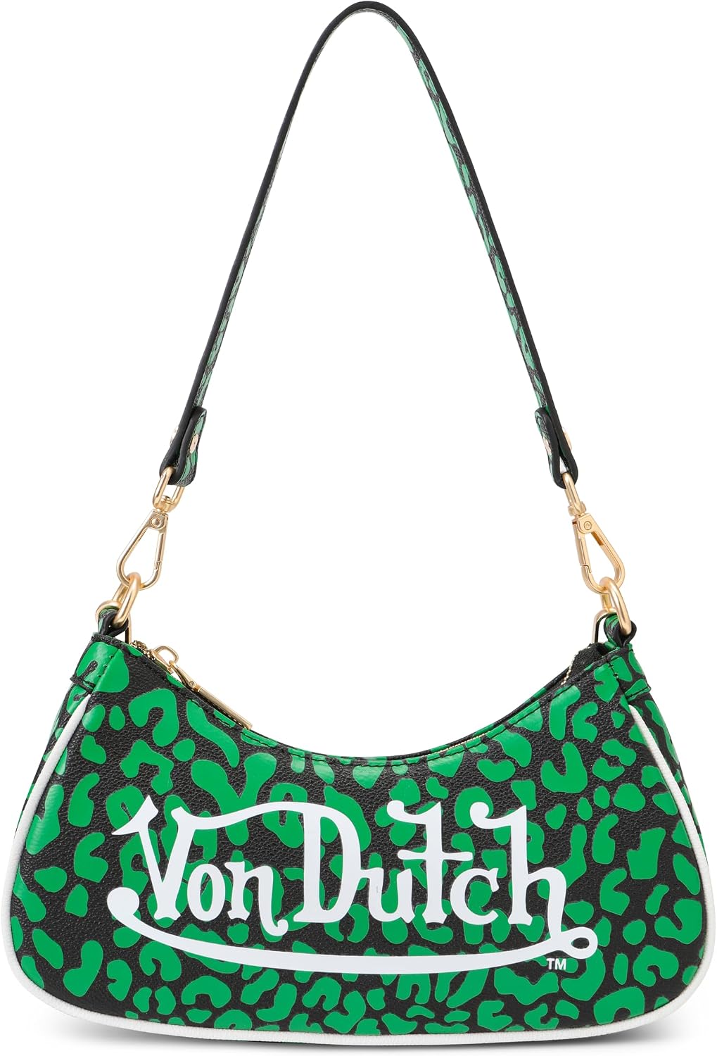Von Dutch Bolso de hombro pequeño para mujer, cuero vegano | Bolso...