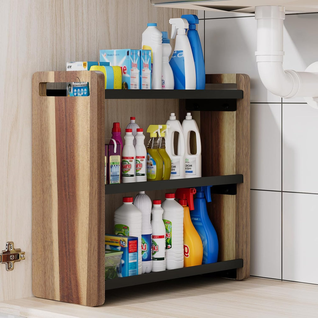 UJQSUN Organizador de mostrador de baño, organizador de baño, sopor...