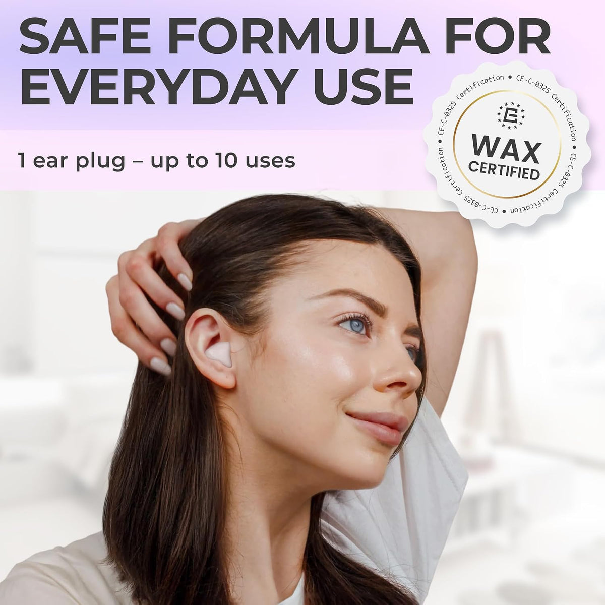 Peace&amp;Quiet PQ Wax - Tapones para los oídos para dormir, nadar,...