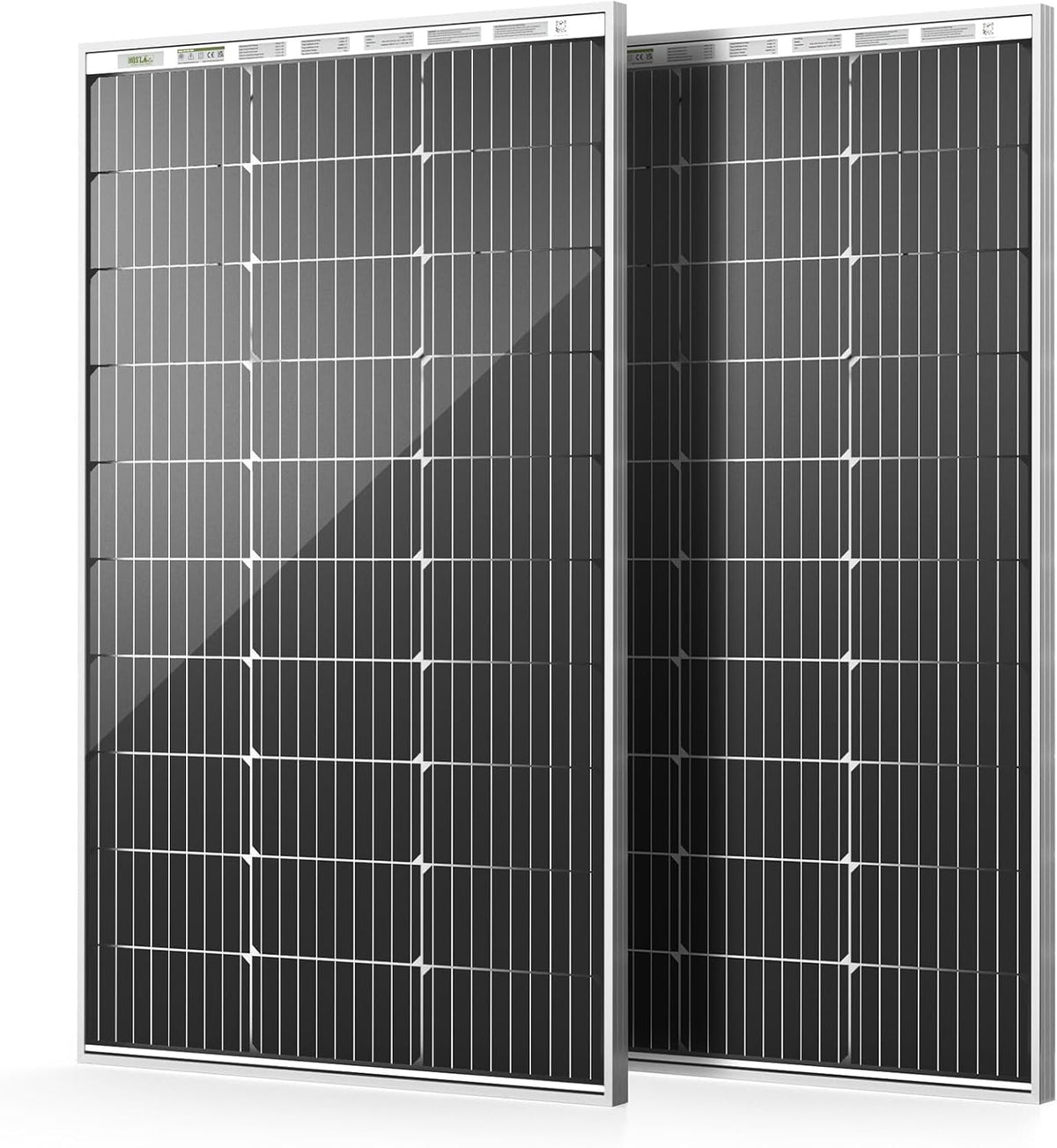 HQST - Panel solar monocristalino de 100 W y 12 V, módulo de alta e...