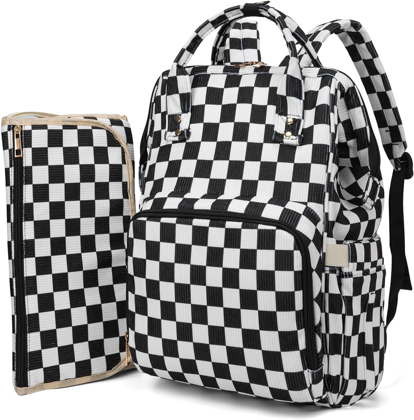 Mochila para pañales para mamá, bolsa de viaje de gran capacidad, b...