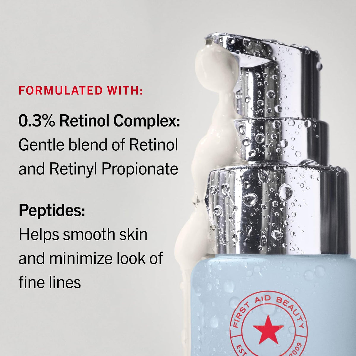 Suero de retinol ultra reparador First Aid Beauty con complejo de r...