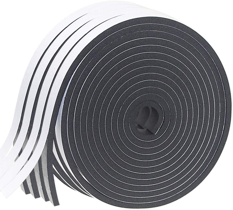 Tira de sellado de puerta para puertas y ventanas, 1\/2 pulgadas x...