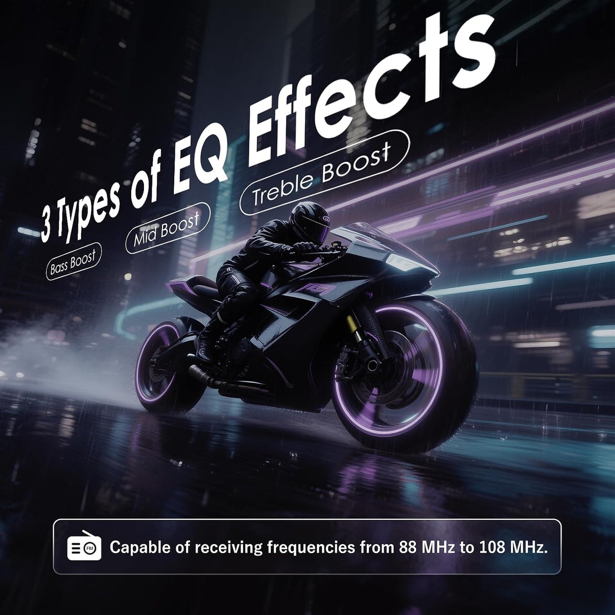 J-TREK JX01 Audífonos Bluetooth para Motocicleta con V5.4, Audífono...