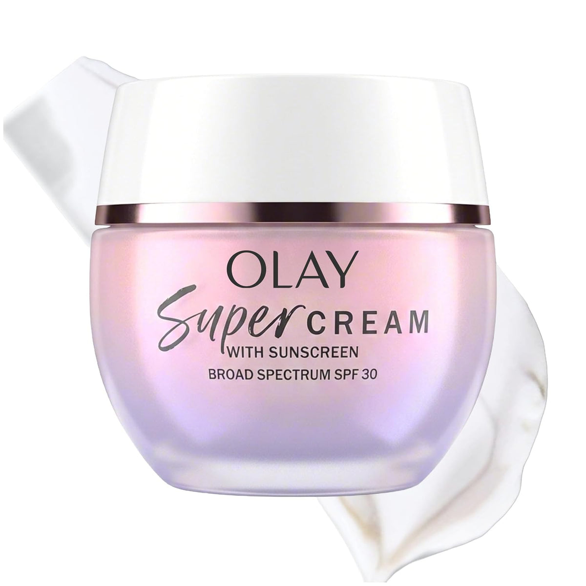 Olay Super Cream con protector solar SPF 30, hidratante facial lige...