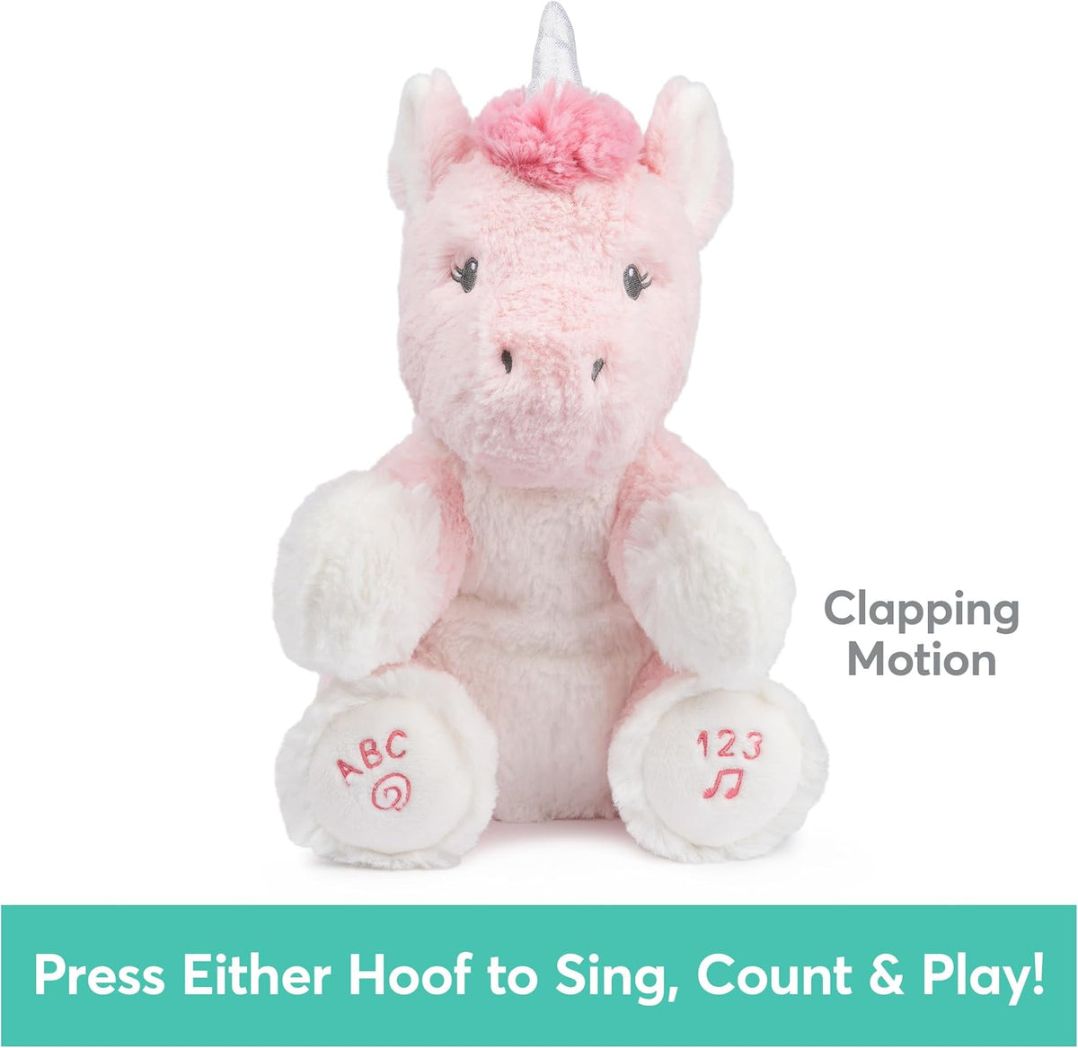 GUND Baby Alora The Unicorn - Juguete sensorial animado de peluche,...