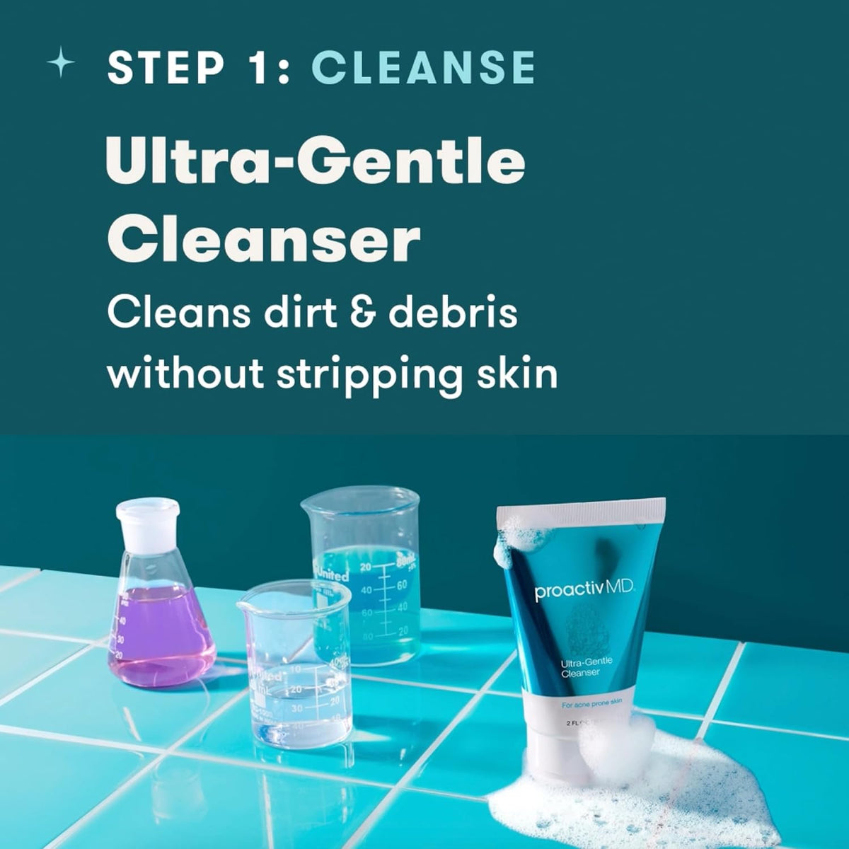 Proactiv MD Rutina de 3 pasos, Limpiador facial ultra suave, Tratam...