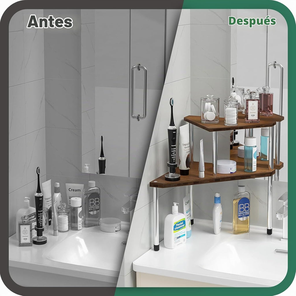 Weenson Organizador de Baño para Encimera, Organizador de Lavabo de...