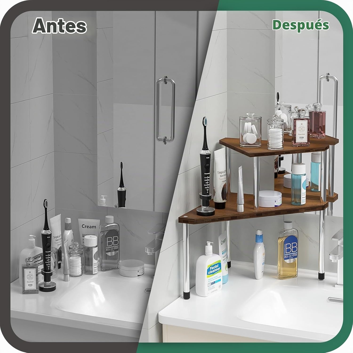 Weenson Organizador de Baño para Encimera, Organizador de Lavabo de...