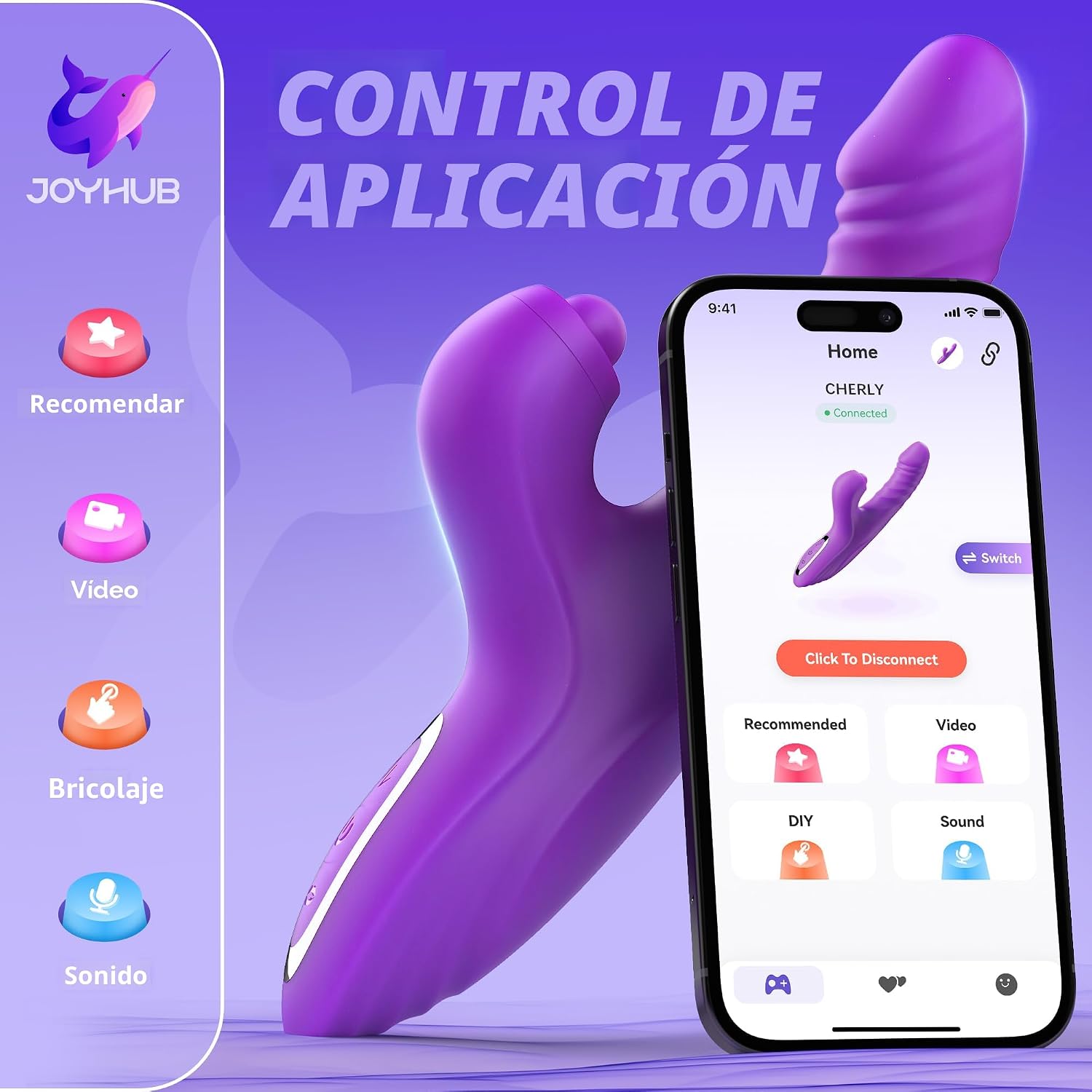 Toendi Juguetes sexuales para mujeres, consolador de empuje, juguet...