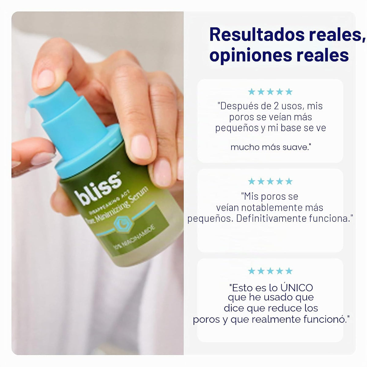 Bliss Suero de poros de niacinamida Disappearing Act - 1 Fl Oz - Fó...