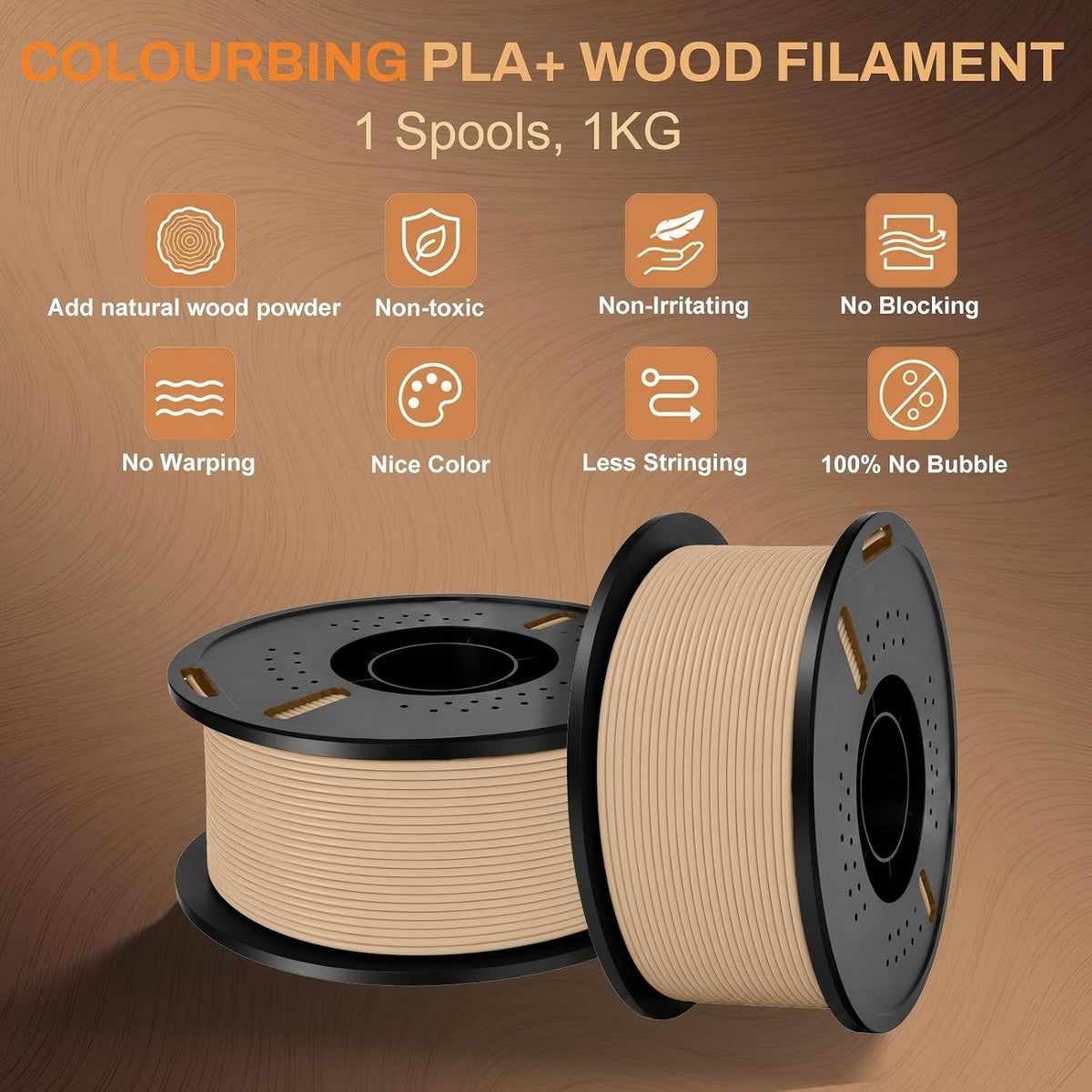 Colourbing - Filamento de impresión 3D PLA-SINGLE34