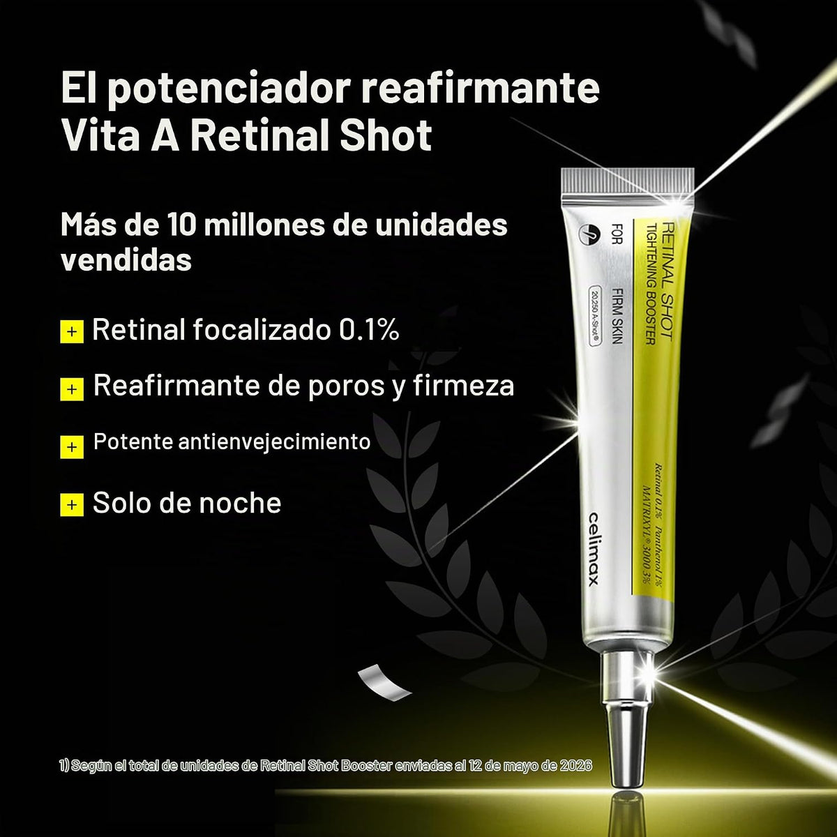 celimax The Vita A Retinal Shot potenciador de apriete + juego de c...