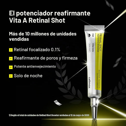 celimax The Vita A Retinal Shot potenciador de apriete + juego de c...