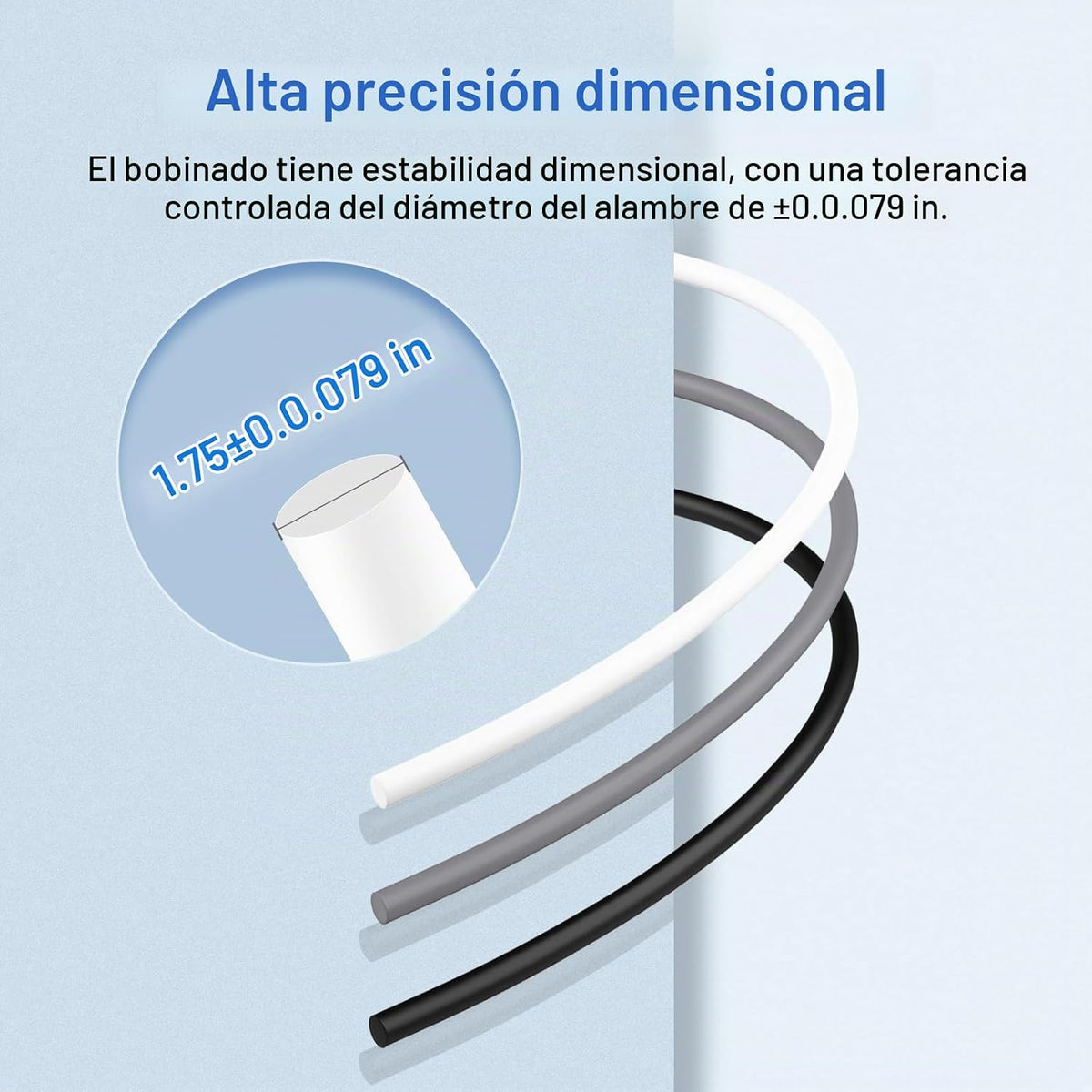 ANYCUBIC Filamento de impresora 3D PLA Plus (PLA+) de 0.069 pulgada...