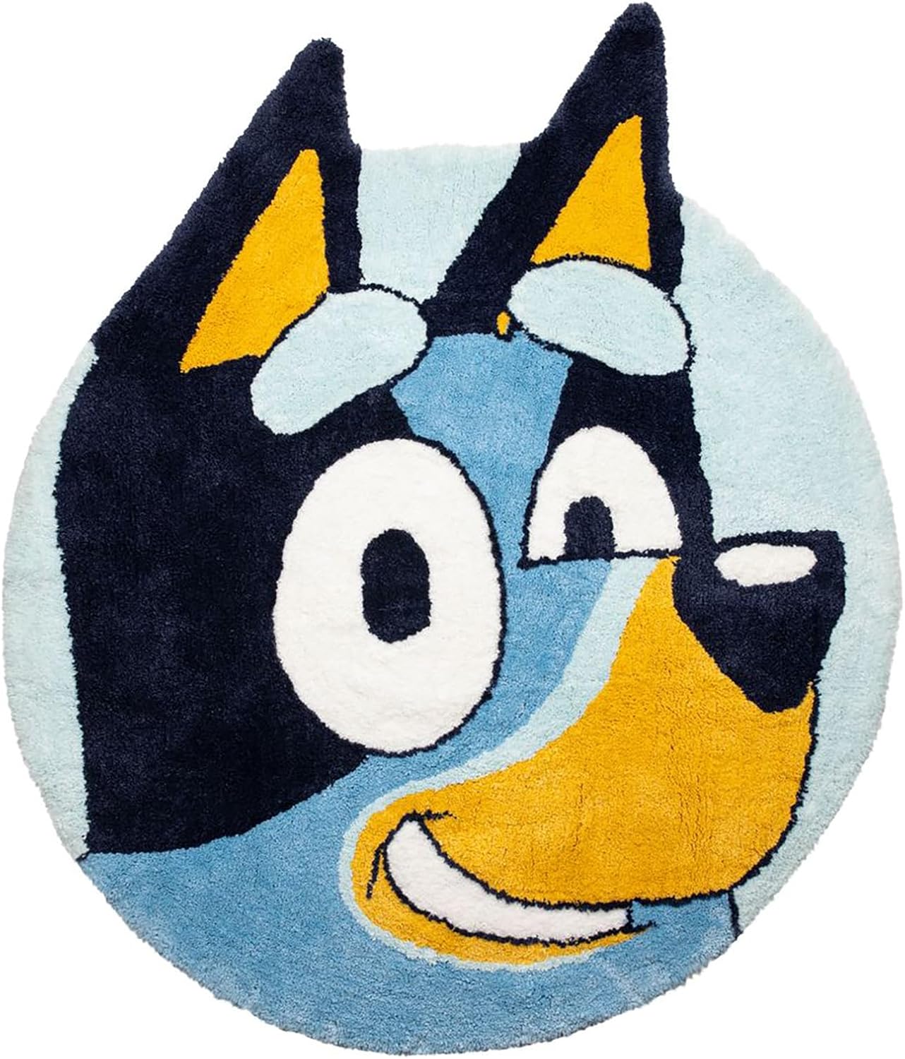 Jay Franco Bluey Alfombra de Acento de Felpa Azul Esponjosa - Alfom...
