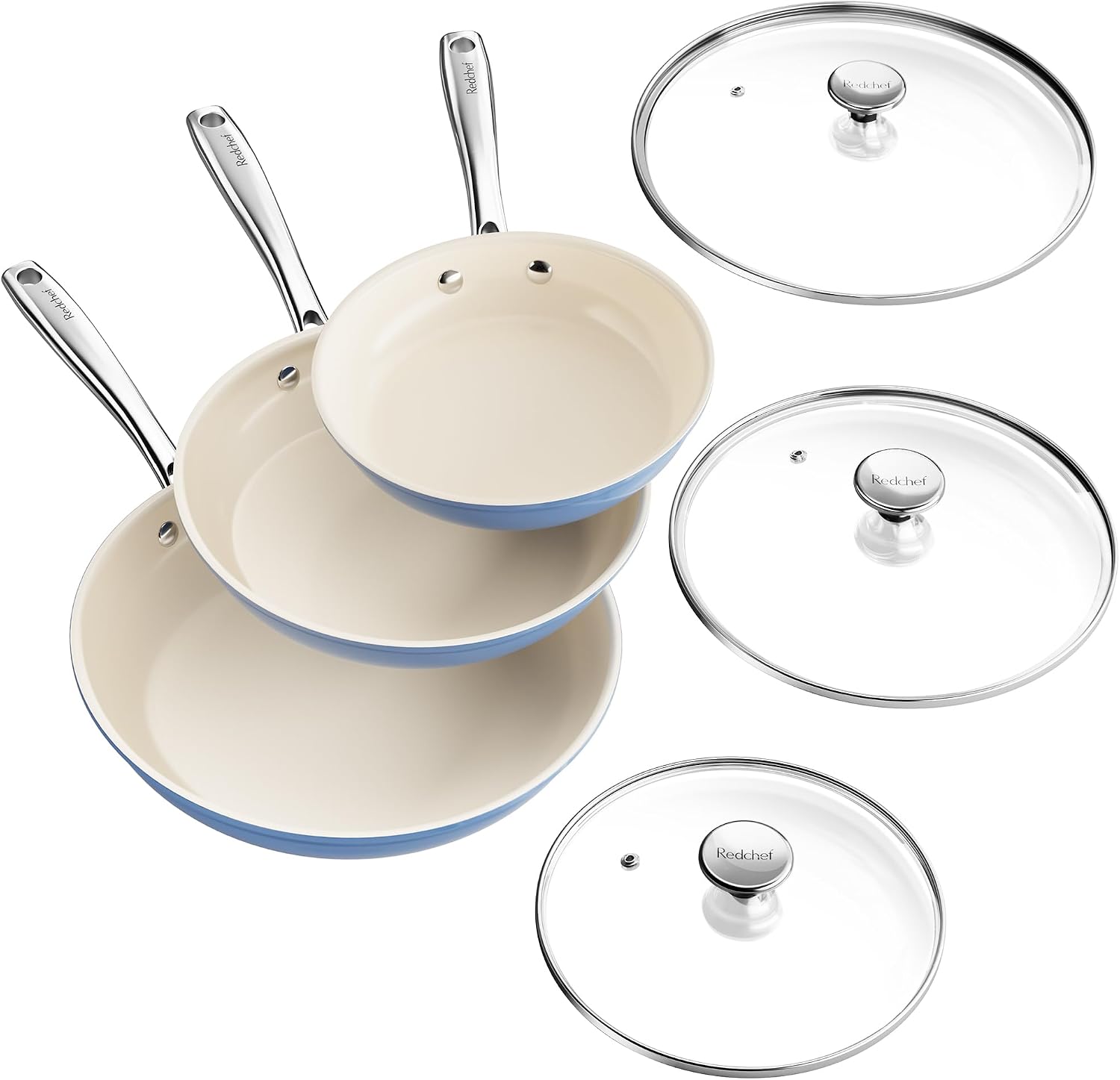 Redchef Juego de utensilios de cocina antiadherentes, juego de sart...