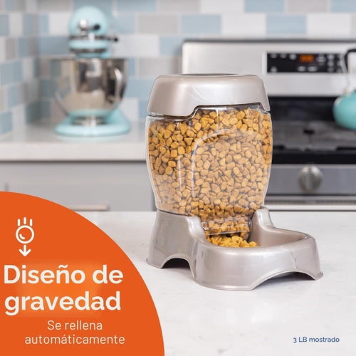 Alimentador de mascota Petmate, 3 libras | Disponible en 3 tamaños,...