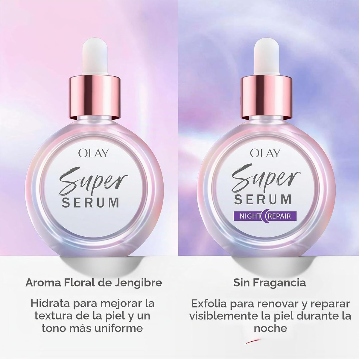 Olay Súper Suero de Noche de Reparación, Sin Fragancia - Niacinamid...