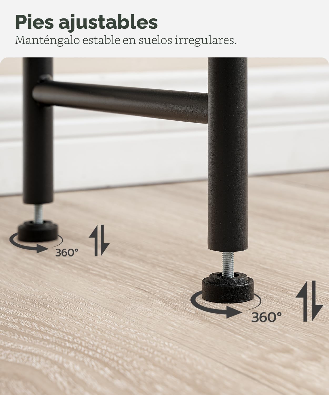 HOOBRO Almacenamiento sobre el inodoro, organizador de baño de 3 ni...