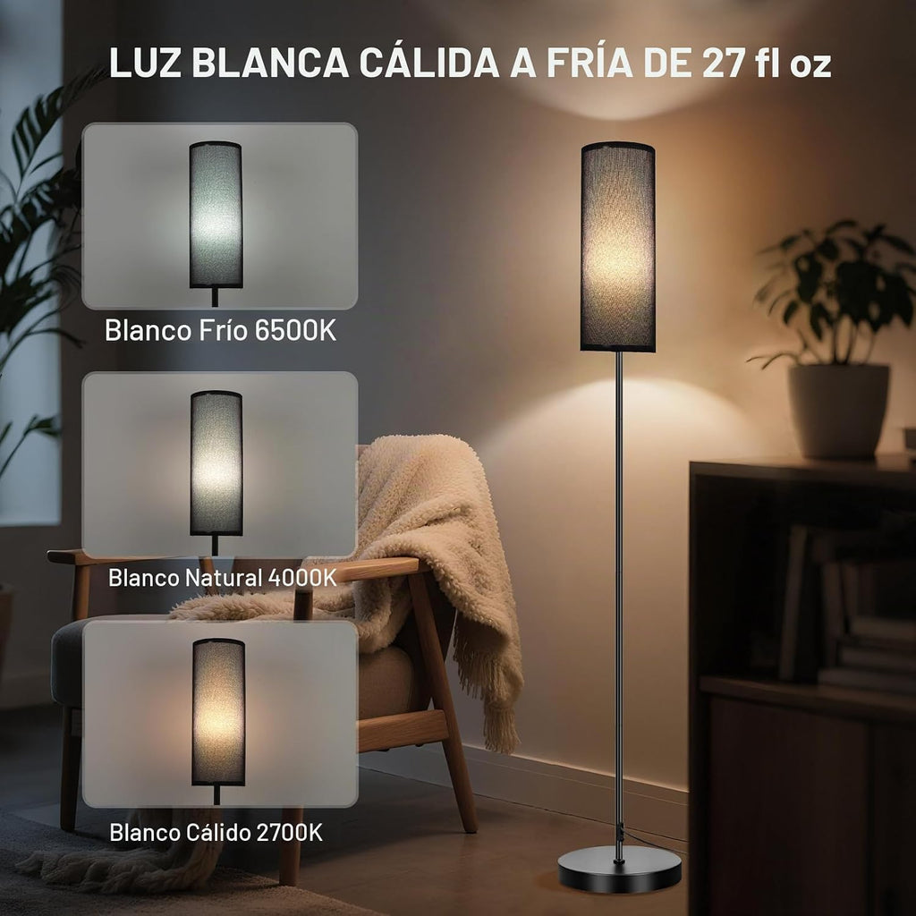 FRIDEKO HOME Lámpara de pie, iluminación ambiental que cambia de co...