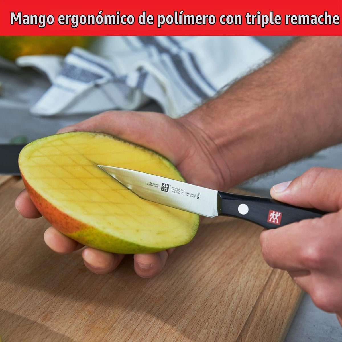 Zwilling Twin Signature - Juego de cuchillos de 7 piezas, cuchillas...