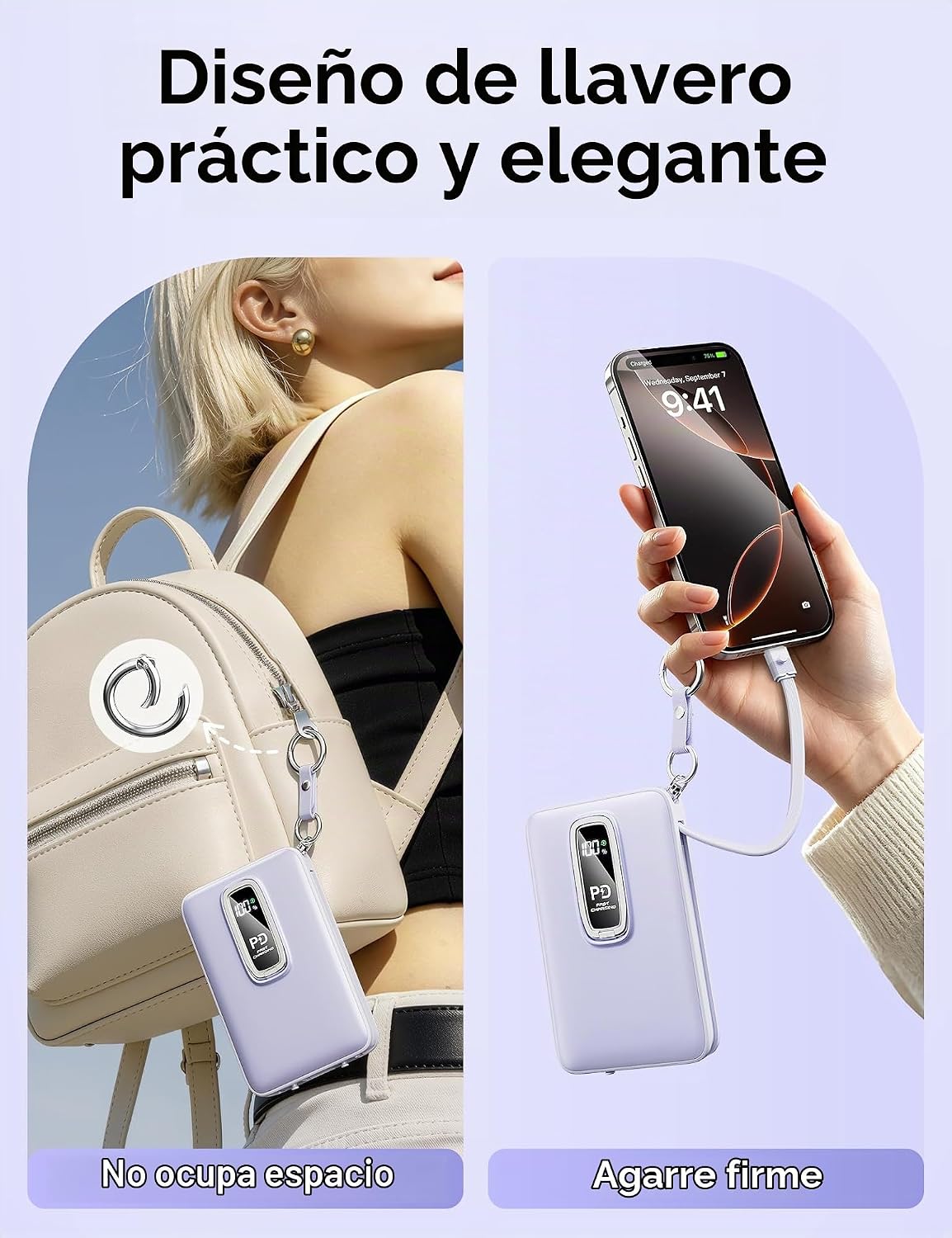 para cargador portátil Magsafe 10000mAh 20W carga rápida banco de e...