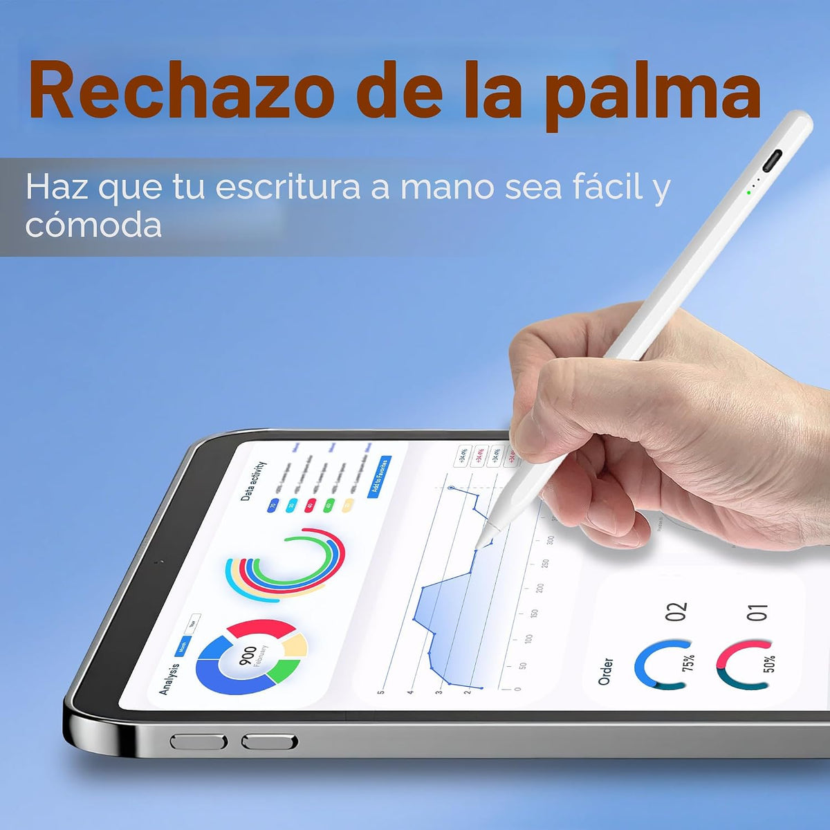 Lápiz óptico para iPad 2026-2018, lápiz de carga rápida de 15 minut...