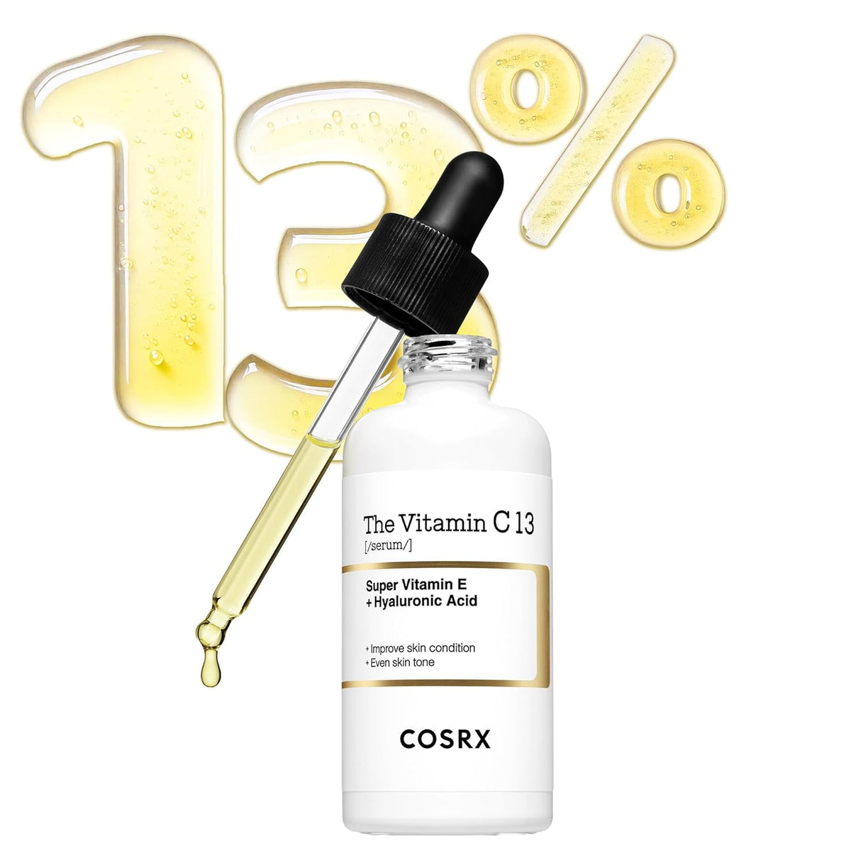 COSRX Suero de vitamina C 13% puro para cara, suero facial hidratan...